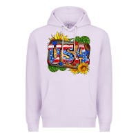 Lilac usa Premium Hoodie - Zillion Design Studio