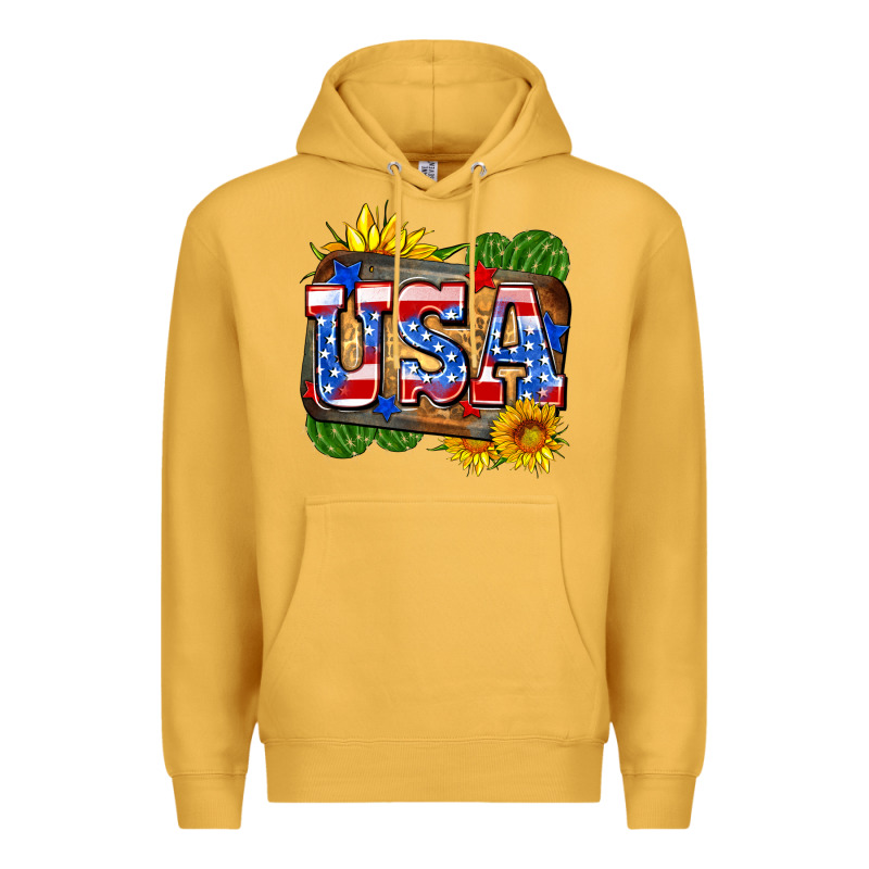 Usa Premium Hoodie by Zillion Design Studio | Teevron