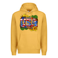 Mustard usa Premium Hoodie - Zillion Design Studio