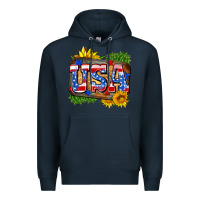 Navy usa Premium Hoodie - Zillion Design Studio