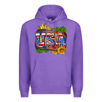 Purple usa Premium Hoodie - Zillion Design Studio