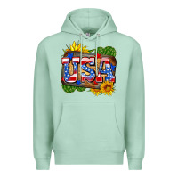 Seafoam usa Premium Hoodie - Zillion Design Studio