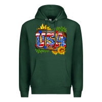 Sports Green usa Premium Hoodie - Zillion Design Studio