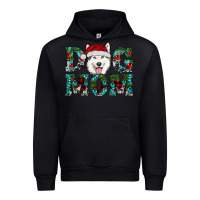 Black christmas dog mom husky Urban Hoodie - RanaPortraitStore