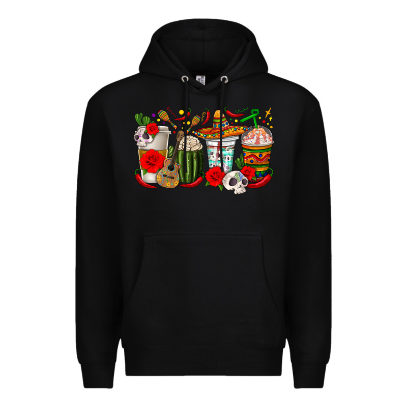 Hispanic Heritage Month Coffee Cups Premium Hoodie by texasbilliewilder | Teevron