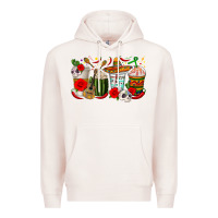 Pale Pink hispanic heritage month coffee cups Premium Hoodie - texasbilliewilder