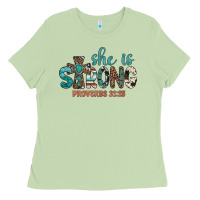 Matcha she is strong Ladies Tee - Artiststas