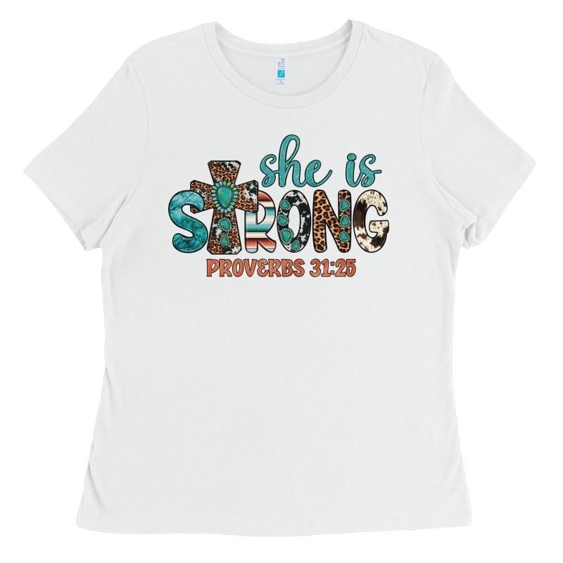 She Is Strong Ladies Tee by Artiststas | Teevron