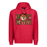 Cardinal dog mom shiba inu Premium Hoodie - RanaPortraitStore