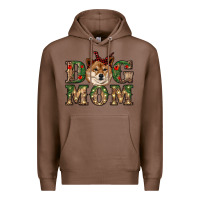 Chestnut dog mom shiba inu Premium Hoodie - RanaPortraitStore
