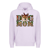 Lilac dog mom shiba inu Premium Hoodie - RanaPortraitStore