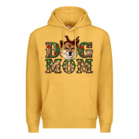 Mustard dog mom shiba inu Premium Hoodie - RanaPortraitStore