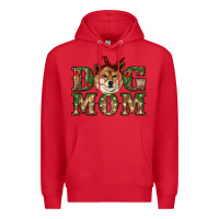 Red dog mom shiba inu Premium Hoodie - RanaPortraitStore