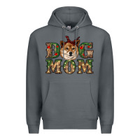 Rock dog mom shiba inu Premium Hoodie - RanaPortraitStore