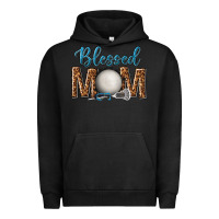 Pigment Black western blessed mom with lacrosse Urban Hoodie - texasbilliewilder