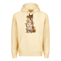 Pina Colada christmas lights shiba inu Premium Hoodie - RanaPortraitStore