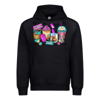 Black eyelash coffee cups Urban Hoodie - Zillion Design Studio