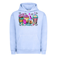 Pigment Grape Ice eyelash coffee cups Urban Hoodie - Zillion Design Studio