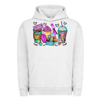 Pigment Lunar Rock eyelash coffee cups Urban Hoodie - Zillion Design Studio