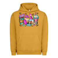 Pigment Peanut Butter eyelash coffee cups Urban Hoodie - Zillion Design Studio