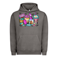 Pigment Tornado eyelash coffee cups Urban Hoodie - Zillion Design Studio
