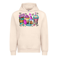 Sandshell eyelash coffee cups Urban Hoodie - Zillion Design Studio