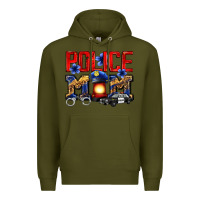 Army Green police mom Premium Hoodie - Zillion Design Studio