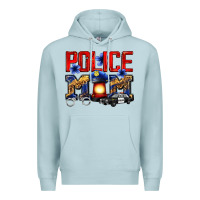 Blue Mist police mom Premium Hoodie - Zillion Design Studio