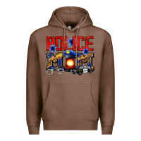 Chestnut police mom Premium Hoodie - Zillion Design Studio