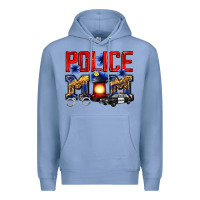 Colony Blue police mom Premium Hoodie - Zillion Design Studio