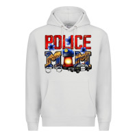 Dove Grey police mom Premium Hoodie - Zillion Design Studio
