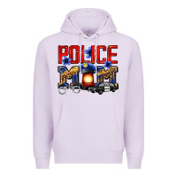 Lilac police mom Premium Hoodie - Zillion Design Studio