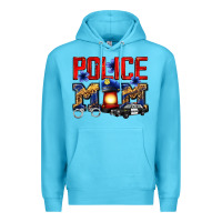 Ocean Blue police mom Premium Hoodie - Zillion Design Studio