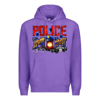 Purple police mom Premium Hoodie - Zillion Design Studio