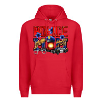 Red police mom Premium Hoodie - Zillion Design Studio