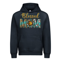Navy western blessed mom with sunflower Urban Hoodie - texasbilliewilder
