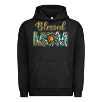Pigment Black western blessed mom with sunflower Urban Hoodie - texasbilliewilder