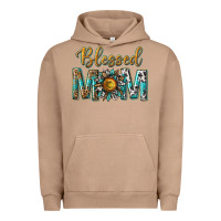 Pigment Burro western blessed mom with sunflower Urban Hoodie - texasbilliewilder