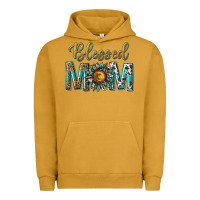 Pigment Peanut Butter western blessed mom with sunflower Urban Hoodie - texasbilliewilder