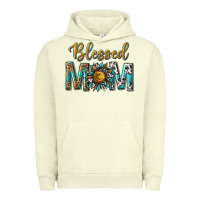 Pigment Pistachio western blessed mom with sunflower Urban Hoodie - texasbilliewilder