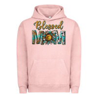 Pigment Salmon western blessed mom with sunflower Urban Hoodie - texasbilliewilder