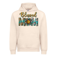 Sandshell western blessed mom with sunflower Urban Hoodie - texasbilliewilder