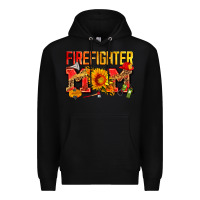 Black firefighter mom Premium Hoodie - Zillion Design Studio