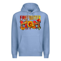 Colony Blue firefighter mom Premium Hoodie - Zillion Design Studio