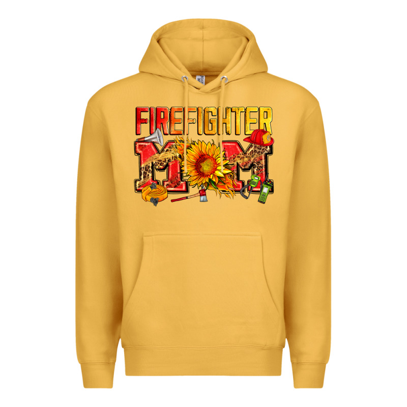 Firefighter Mom Premium Hoodie by Zillion Design Studio | Teevron
