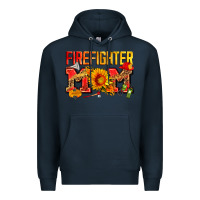Navy firefighter mom Premium Hoodie - Zillion Design Studio