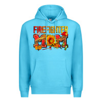 Ocean Blue firefighter mom Premium Hoodie - Zillion Design Studio