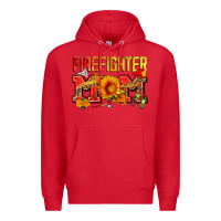 Red firefighter mom Premium Hoodie - Zillion Design Studio