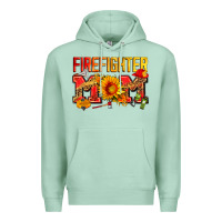 Seafoam firefighter mom Premium Hoodie - Zillion Design Studio
