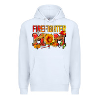 White firefighter mom Premium Hoodie - Zillion Design Studio